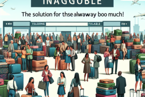 Maletas plegables: ¡la solución para los que siempre compran de más!