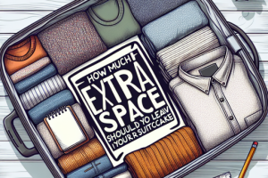 ¿Cuánto espacio extra deberías dejar en tu maleta?